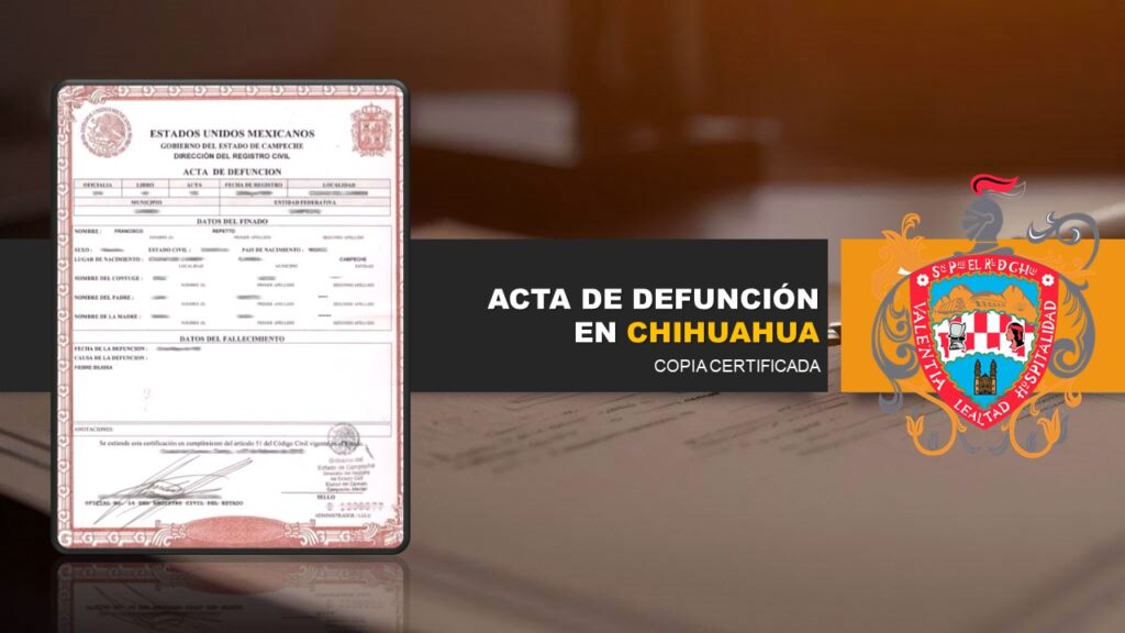 acta de defunción chihuahua