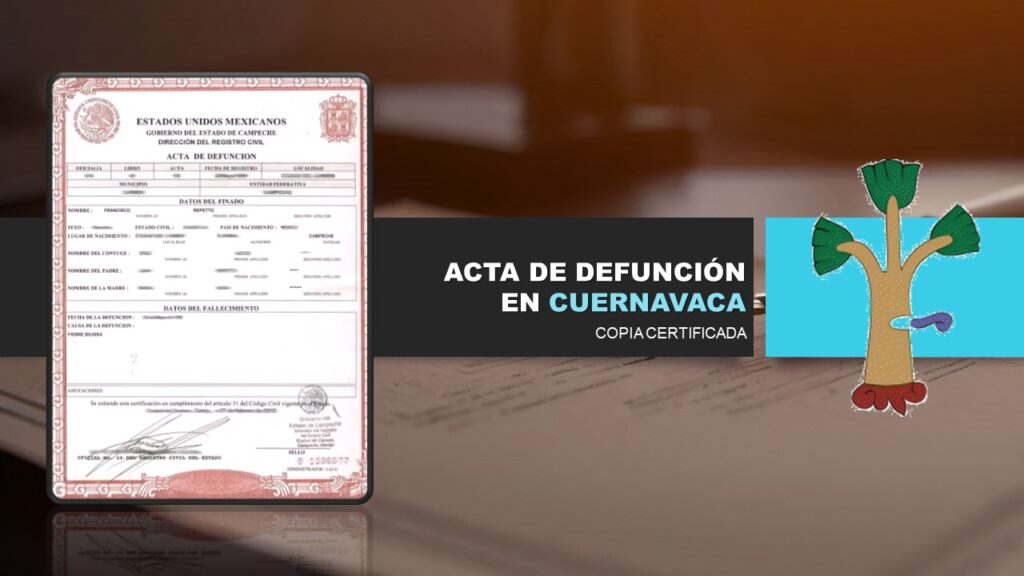 acta de defunción cuernavaca