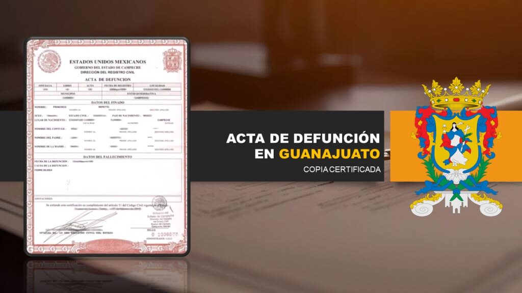 acta de defunción guanajuato