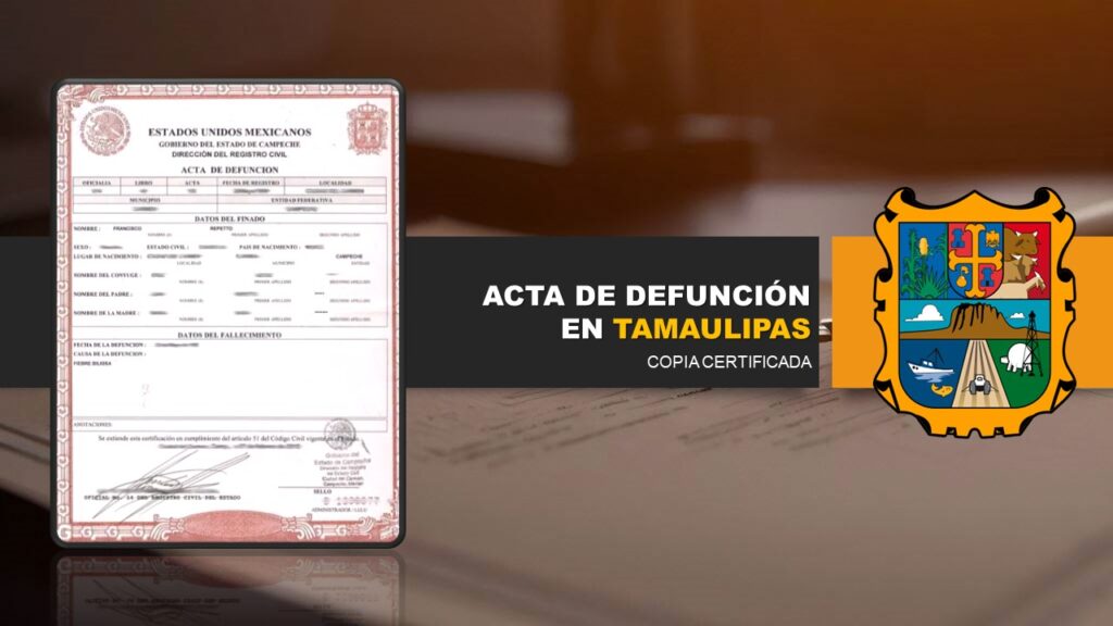 acta de defunción tamaulipas