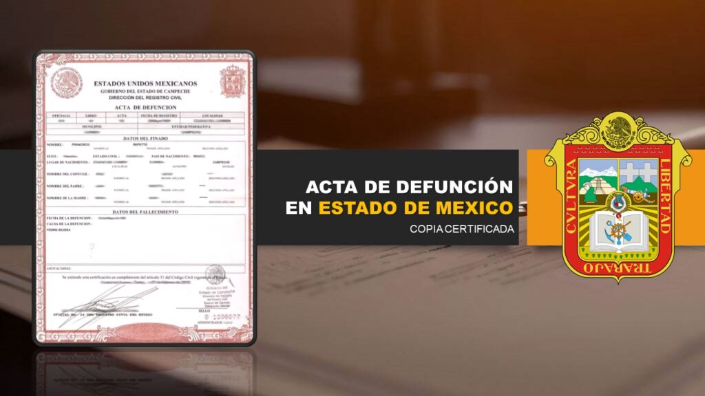 acta de defunción edomex