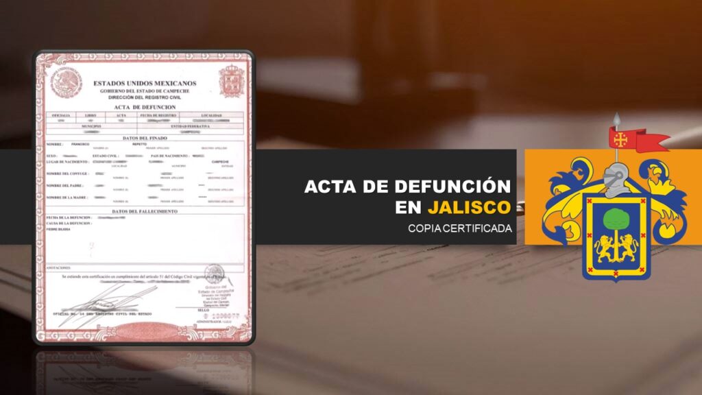 acta de defunción jalisco