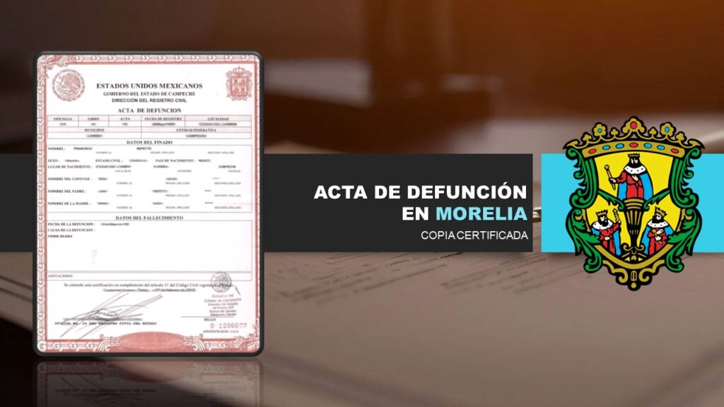 acta de defunción morelia