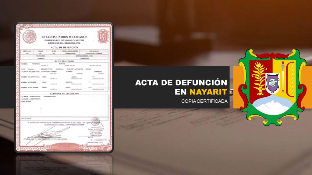 acta de defunción nayarit