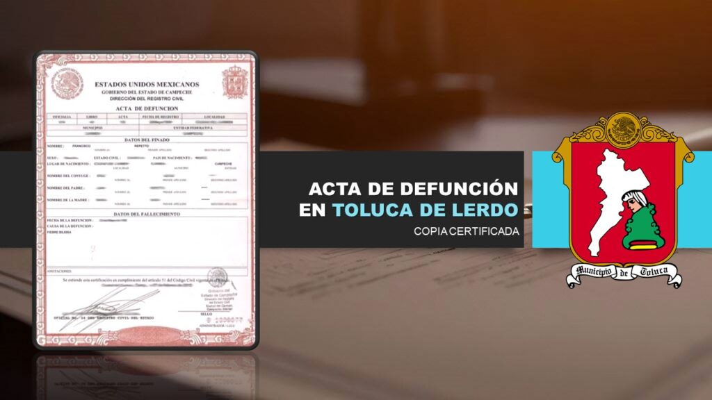 acta de defunción toluca de lerdo