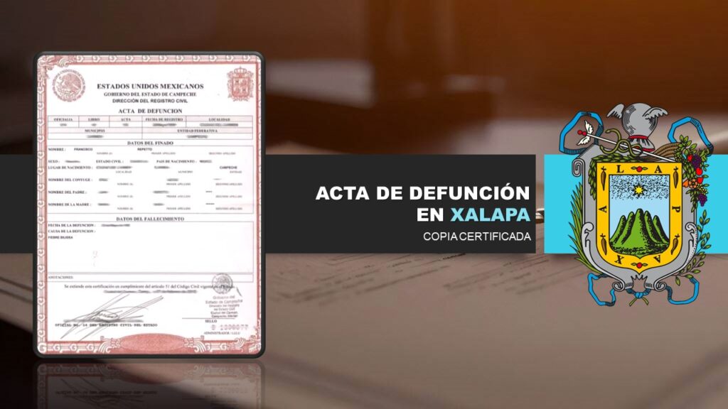 acta de defunción xalapa